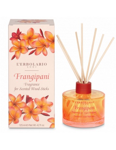 Mājas aromāts "Plumērijas" ar rotanga koka kociņiem komplektā 125 ml
