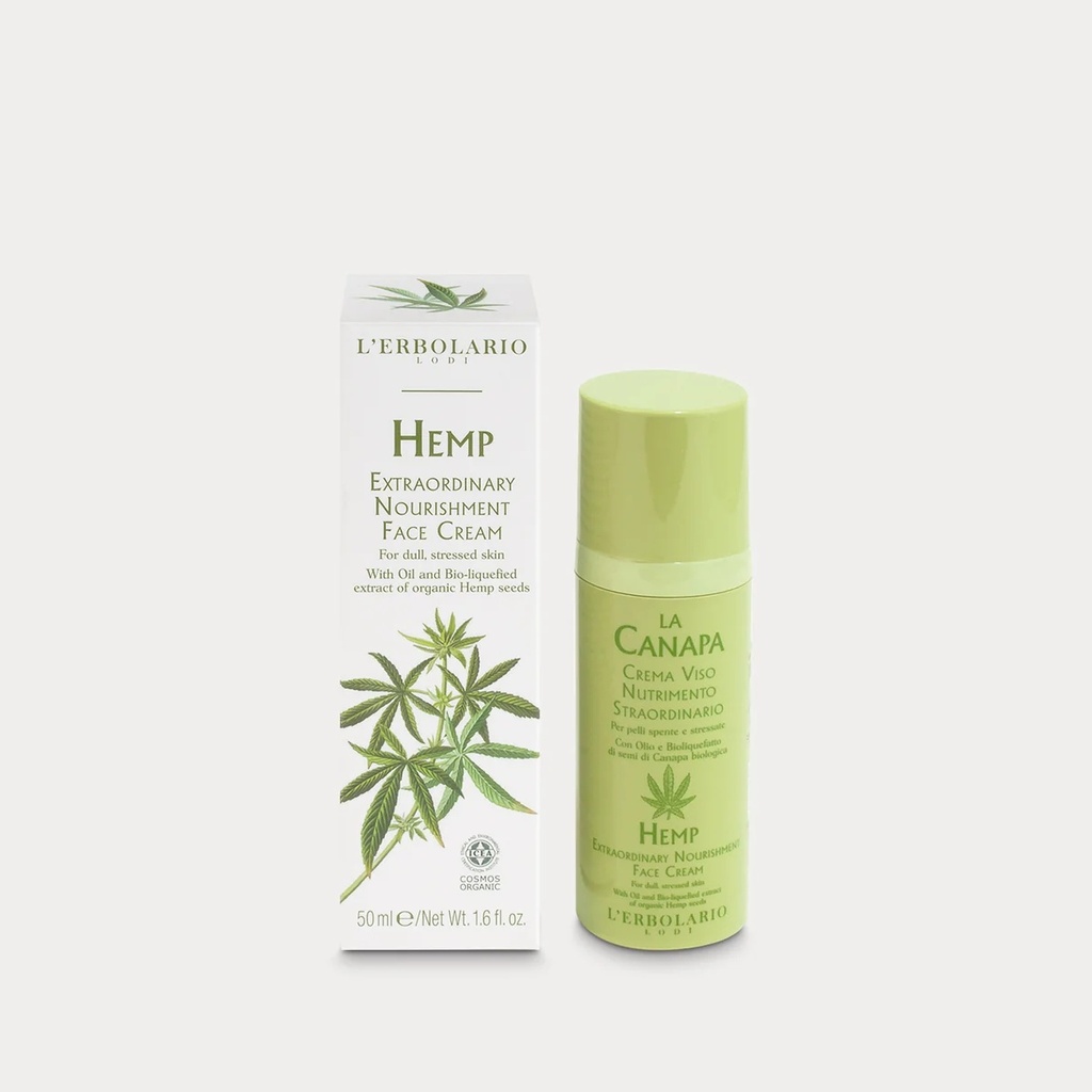 Īpaši barojošs sejas krēms ar kaņepēm 50 ml