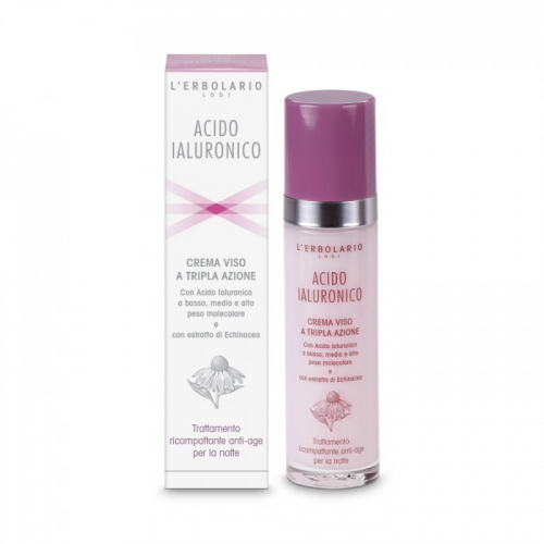 Sejas nakts krēms "Hialuronskābe" ar atjaunojošu iedarbību 50 ml