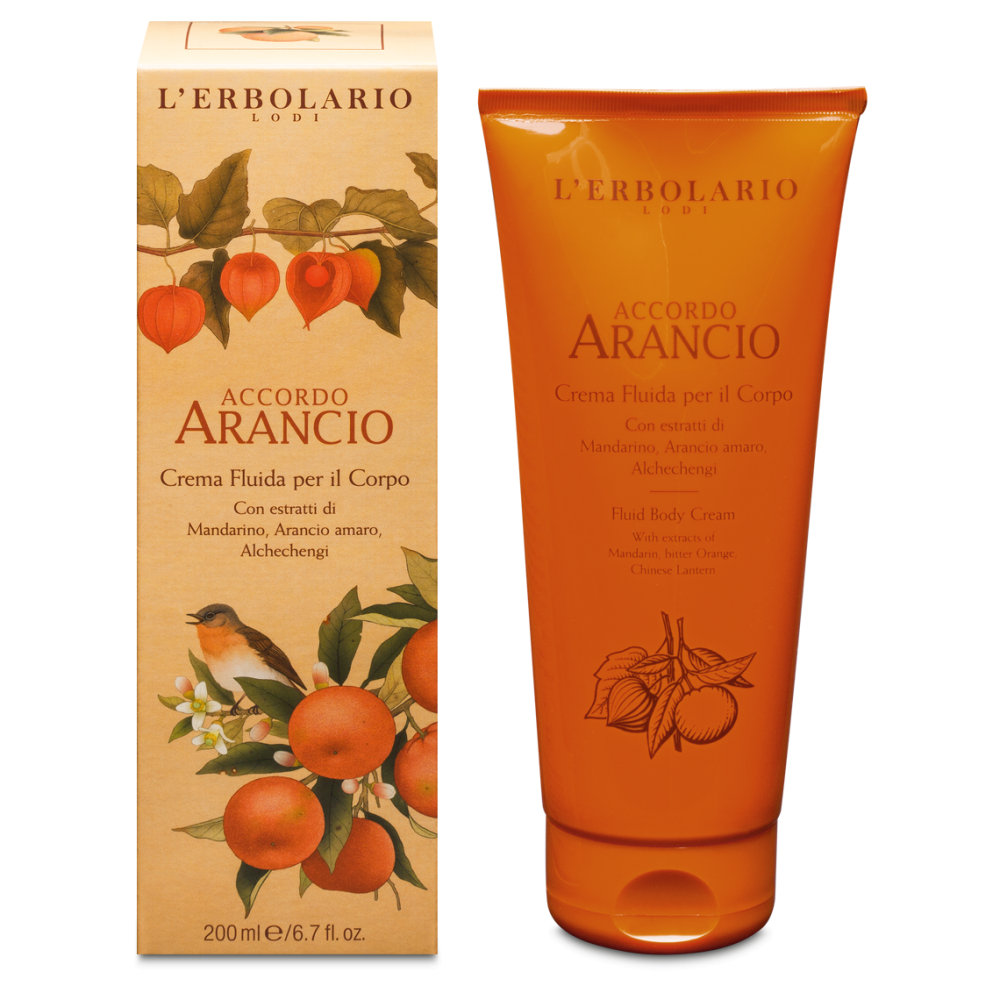 Жидкий крем для тела "Оранжевая симфония" 200 ml