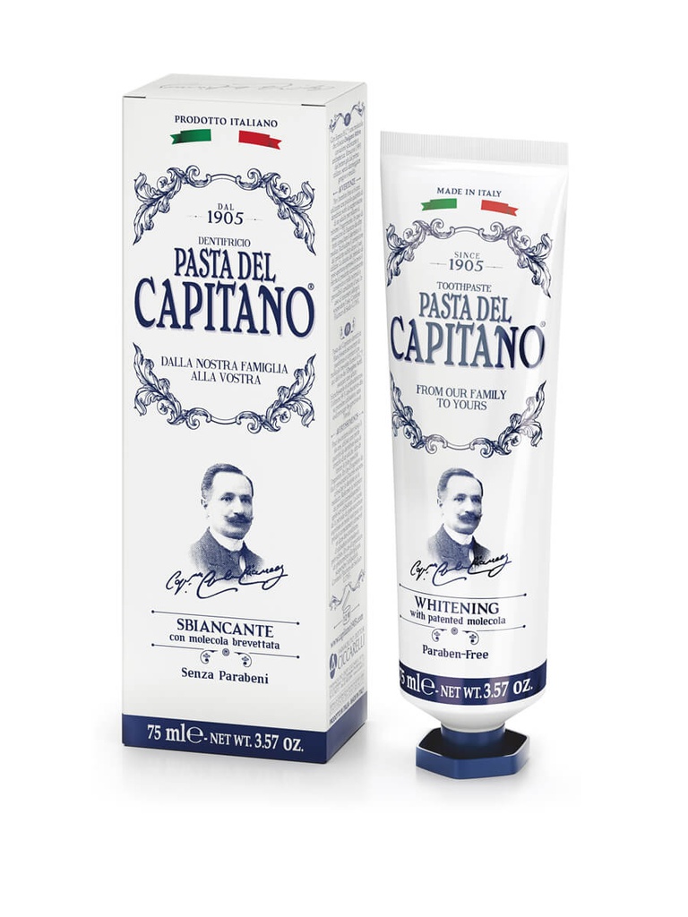 Зубная паста Pasta Del Capitano - отбеливающая 75 мл