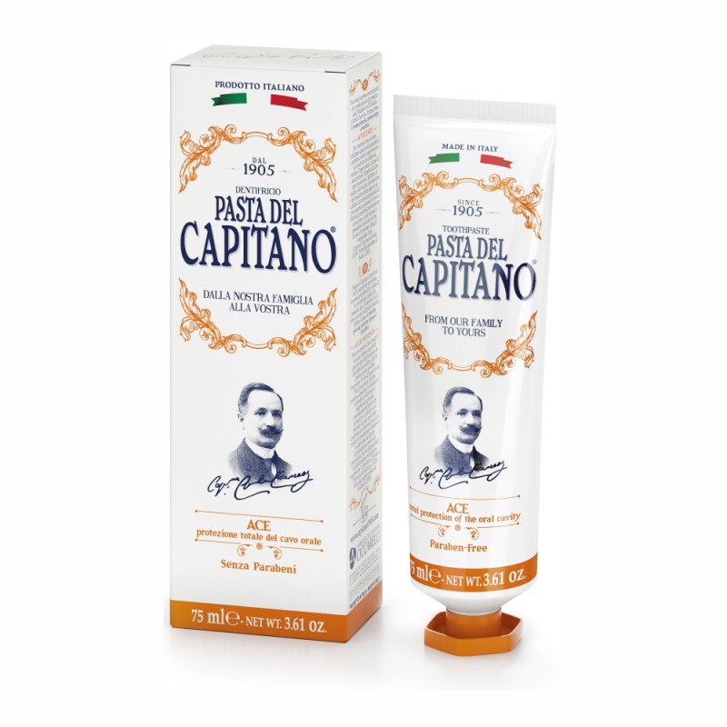 Zobu pasta Pasta Del Capitano - A, C, E vitamīni pret smaganu asiņošanu 75 ml