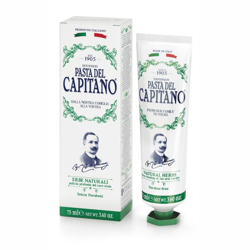 Зубная паста Pasta Del Capitano - лечебные травы 75 мл