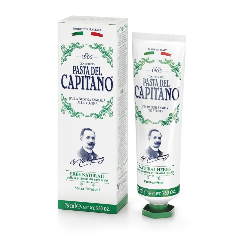 Zobu pasta Pasta Del Capitano - ārstniecības augi 75 ml