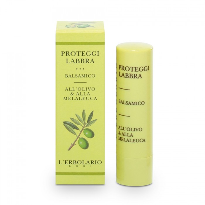 Защитный бальзам для губ с оливковым маслом и маслом чайного дерева