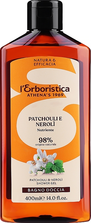 Dušas želeja ar pačūlijas un neroli eļļam 400 ml