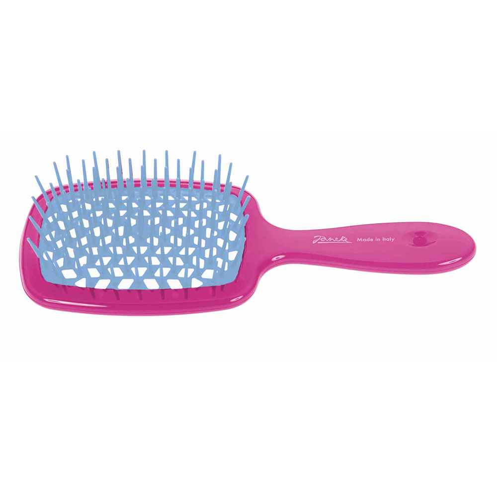 Matu suka &quot;Superbrush&quot; 86SP226 FUX, krāsas: fuksija un gaiši zils, 20 cm