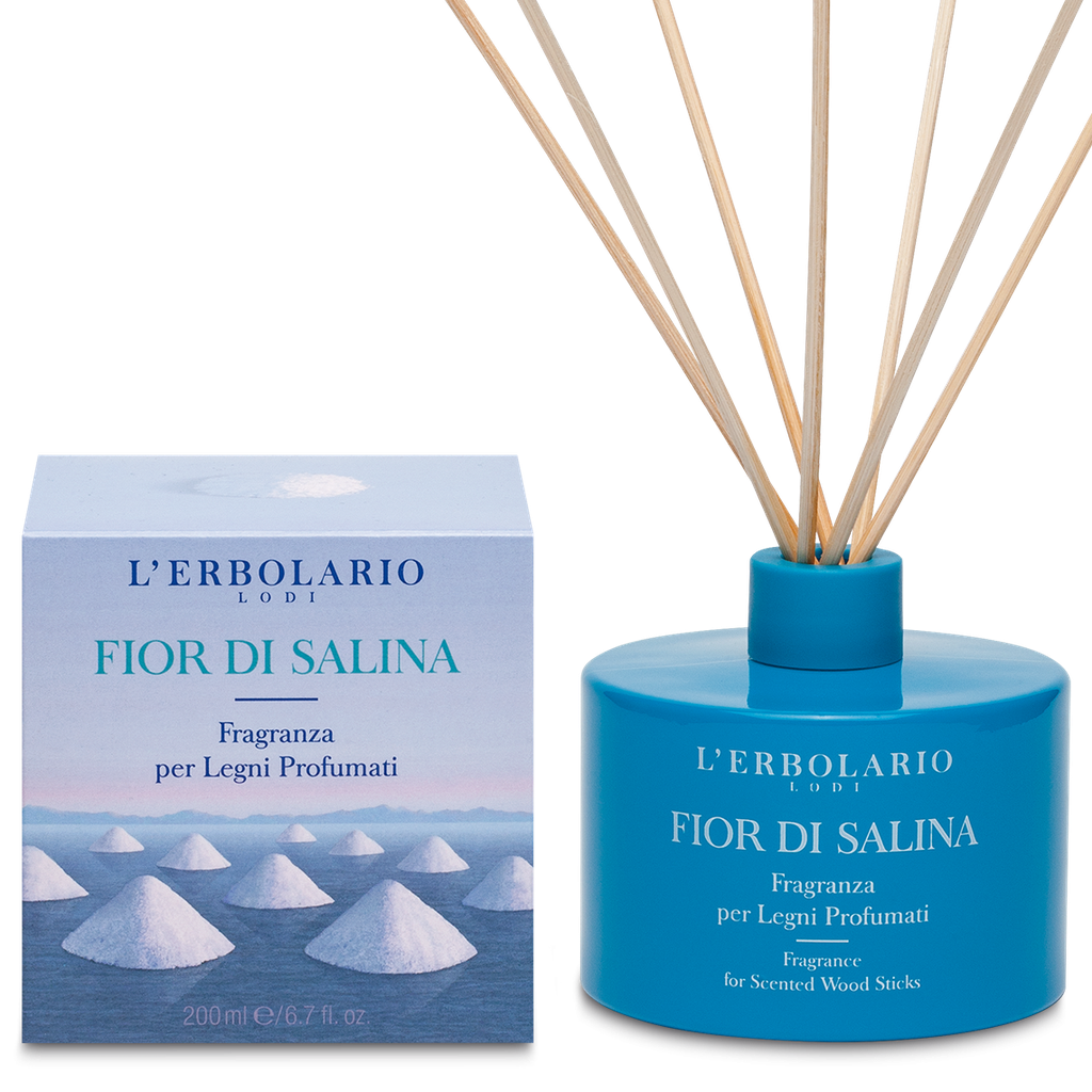 Аромат для дома "Fior di Salina" с палочками из ротанга в наборе 200 мл