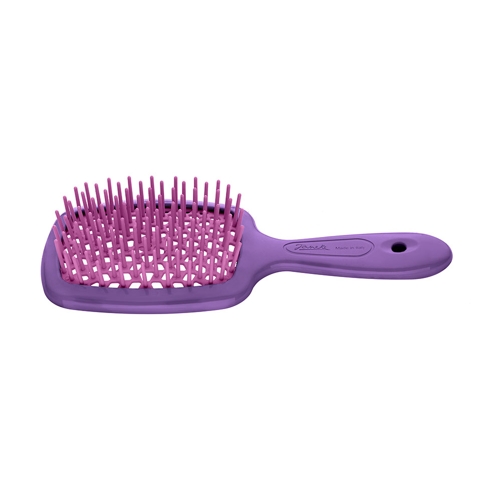 Мини расческа для волос &quot;Superbrush&quot; 86SP234 VIO, цвета: фиолетовый и фуксия, 17 см