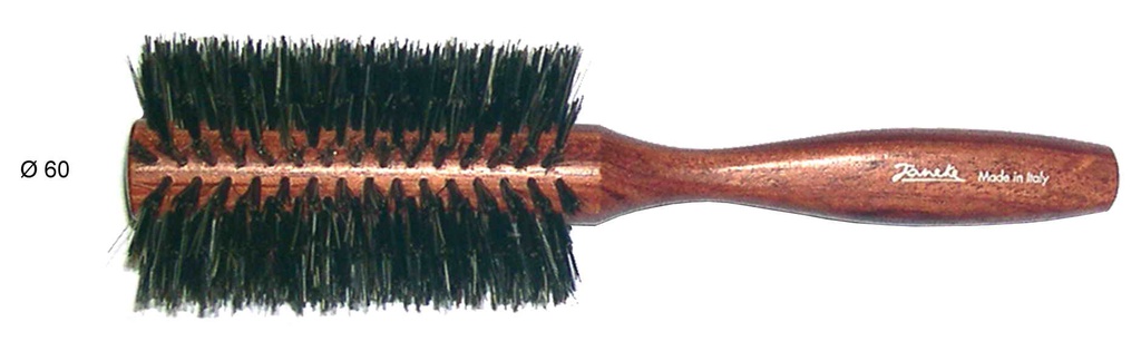 Деревянная расческа для волос SP84K с натуральной щетиной кабана D60, 22 см