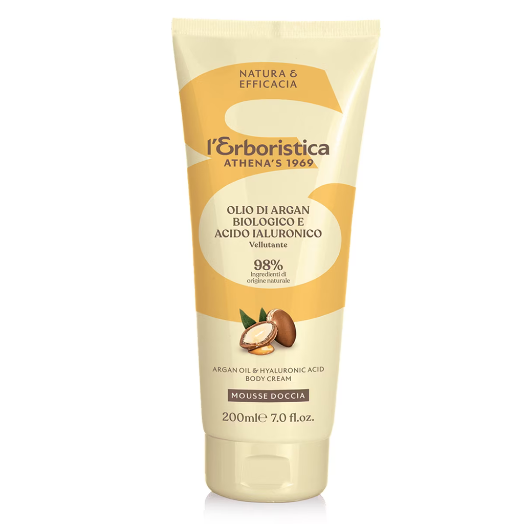 Dušas želeja ar argāna eļļu un organisko hialuronskābi 200 ml