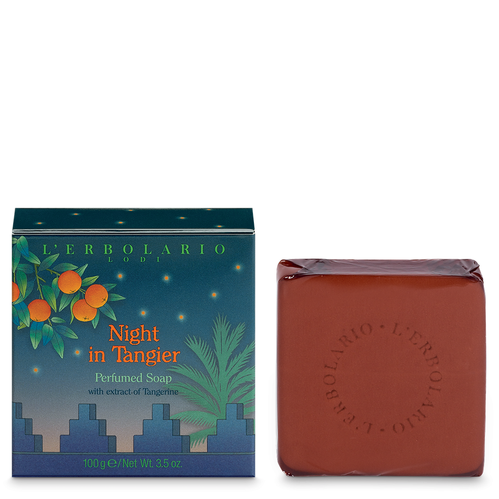 Aromātiskās ziepes "Tanžeras nakts" ar tandžerīna ekstraktu 100 g