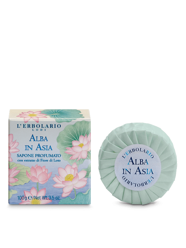 Parfimētas ziepes &quot;Āzijas rītausma&quot; ar lotosa ziedu ekstraktu 100 g