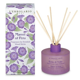 🎁️ [081,729] Mājas aromāts &quot;Marvel of Peru&quot; ar rotanga koka kociņiem komplektā 125 ml