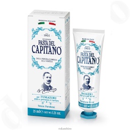 🎁️ [C3K] Zobu pasta Pasta Del Capitano - smēķētājiem 75 ml