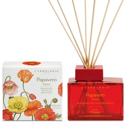 🎁️ [081.002] Mājas aromāts "Maiga magone" ar rotanga koka kociņiem komplektā 200 ml