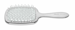 🎁️ [CRSP230 BIA] Расческа &quot;Superbrush&quot; CRSP230 BIA, цвета: серебристый хром и белый, 21 см