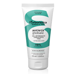 🎁️ [01007427] Gēls sejas mazgāšanai un dekoratīvās kosmētikas noņemšanai “Antieta Globale” ar hialuronskābi 150 ml