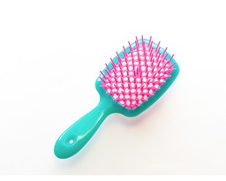 🎁️ [86SP234AR-] Maza matu suka &quot;Superbrush&quot; 86SP234AR-, krāsas: tirkīzs (korpuss) un rozā, 17 cm