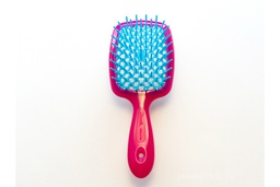 🎁️ [86SP234FUX] Maza matu suka "Superbrush" 86SP234FUX, krāsas: fuksija un gaiši zils, 17 cm