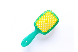 🎁️ [86SP234TSE] Maza matu suka "Superbrush" 86SP234TSE, krāsas: tirkīzs un dzeltens, 17 cm